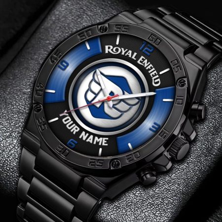 Royal Enfield Motorcycles Personalized New Stainless Steel Hand Watch For Fans