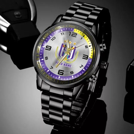 RSC Anderlecht JPL New Personalized Black Hand Watch Gifts For Fans
