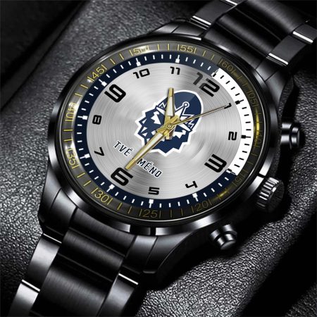 Rytíri Kladno ELH Personalized Black Stainless Steel Hand Watch For Fan