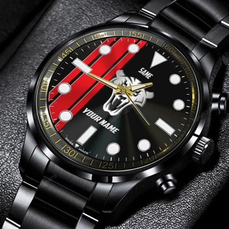 Same Tractor Personalized Black Hand Watch Gift For Fans