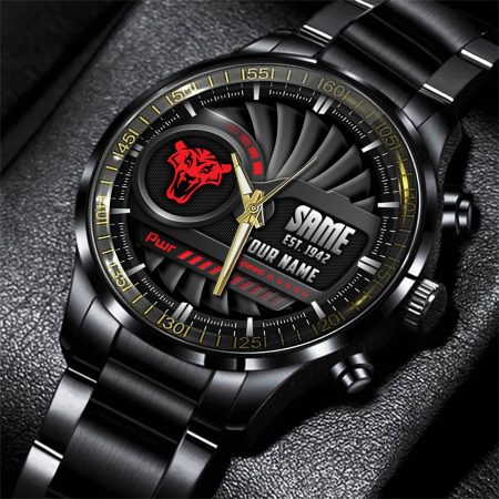 Same Tractor Personlazied Black Fashion Hand Watch Gifts For Dad