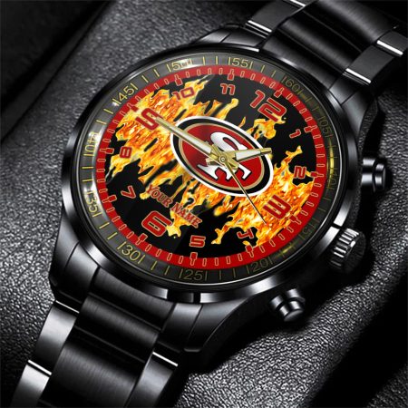 San Francisco 49ers NFL Personalized 3D Men Hand Watch Gift For Fans For Father