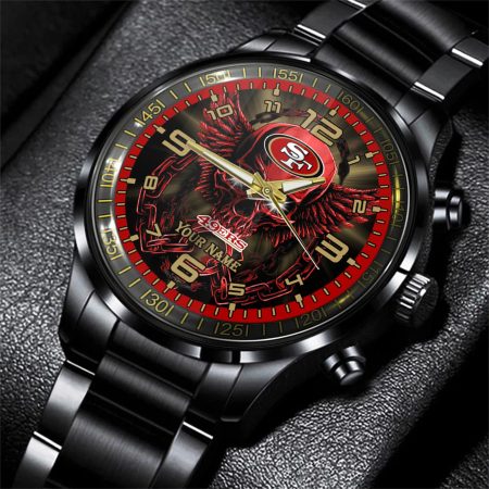 San Francisco 49ers NFL Personalized 3D Men Hand Watch Gift For Fans For Father