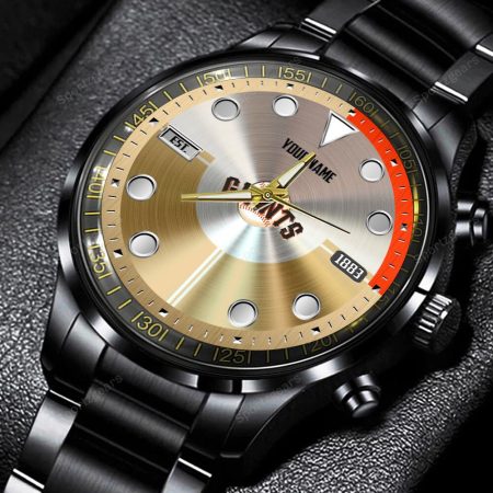 San Francisco Giants MLB Personalized New Black Hand Watch Gift For Fans