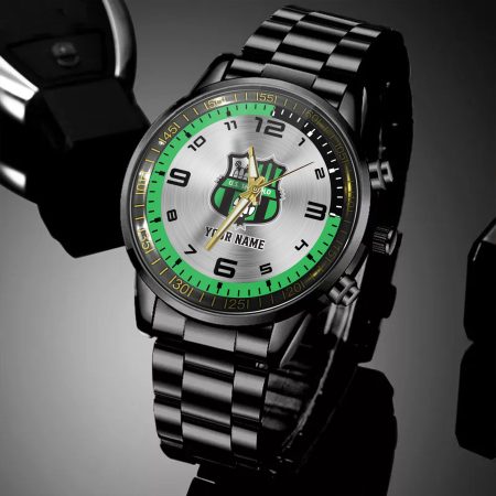 Sassuolo Serie A Personalized New Black Hand Watch Gifts For Fans