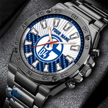 Schalke 04 Bundesliga Personalized Hand Watch For Fans