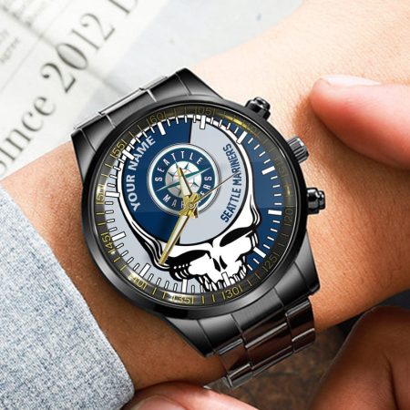 Seattle Mariners MLB Personalized Fashion 3D Men Hand Watch Gift For Fans For Father