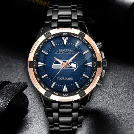 Seattle Seahawks NFL Alloy Men Quartz Watch Personalized Gift For Fan