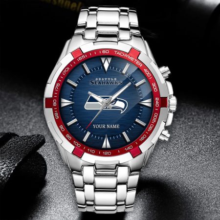 Seattle Seahawks NFL Alloy Men Quartz Watch Personalized Gift For Fan