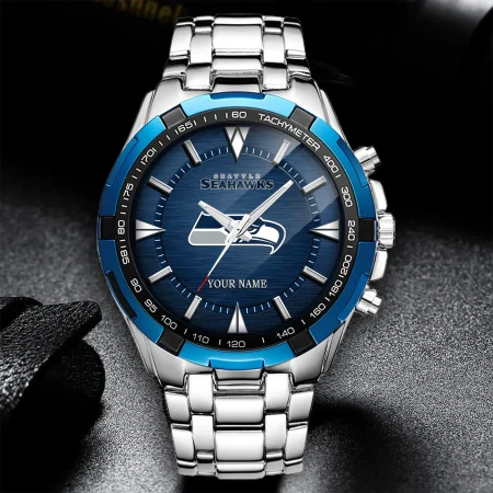 Seattle Seahawks NFL Alloy Men Quartz Watch Personalized Gift For Fan