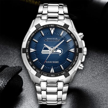 Seattle Seahawks NFL Alloy Men Quartz Watch Personalized Gift For Fan