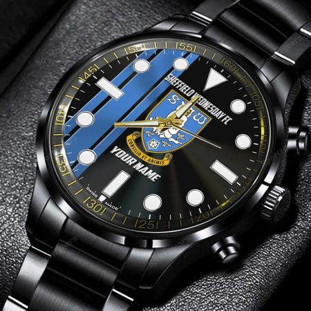 Sheffield Wednesday FC Personalized New Black Hand Watch Gift For Fans