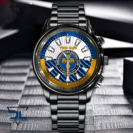 Shrewsbury Town EFL New Custom Name Hand Watch Gifts For Fans