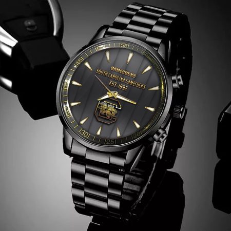 South Carolina Gamecocks NCAA Personalized Black Hand Watch For Fans