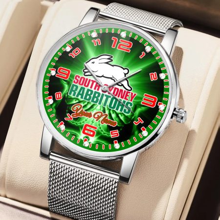 South Sydney Rabbitohs NRL 3D Women Hand Watch Personalized Gift For Fans