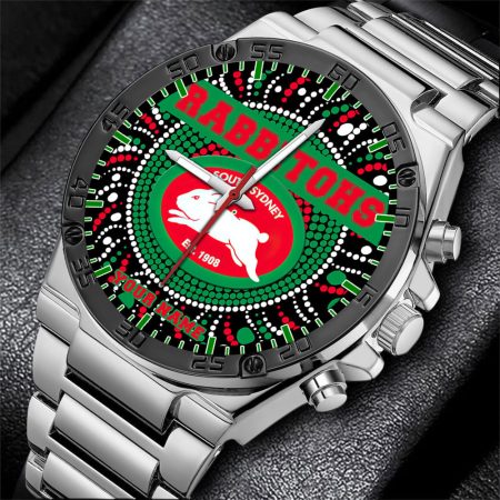South Sydney Rabbitohs NRL Mode Personalized Watch Men Gift For Fans