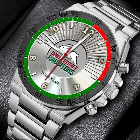 South Sydney Rabbitohs NRL New Personalized Watch Men Gift For Fans