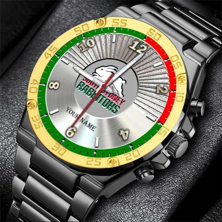 South Sydney Rabbitohs NRL New Personalized Watch Men Gift For Fans