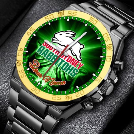 South Sydney Rabbitohs NRL New Style Personalized Watch Men Gift For Fans