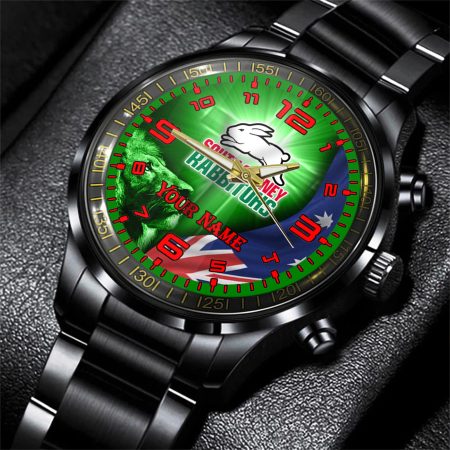 South Sydney Rabbitohs NRL Personalized Style 3D Men Hand Watch Gift For Fans