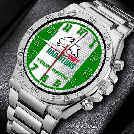 South Sydney Rabbitohs NRL Personalized Watch Of Wrist Of Men Gift For Fans