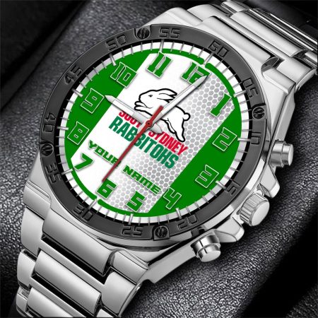 South Sydney Rabbitohs NRL Personalized Watch Of Wrist Of Men Gift For Fans