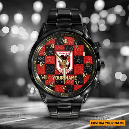 St George Illawarra Dragons NRL Customized Hand Watch For Fan