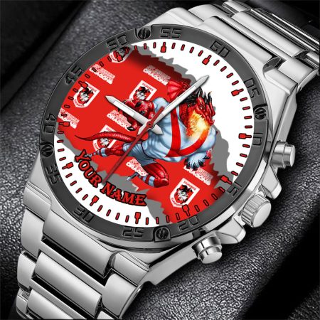St George Illawarra Dragons NRL Fashion Personalized Watch Men Gift For Fans