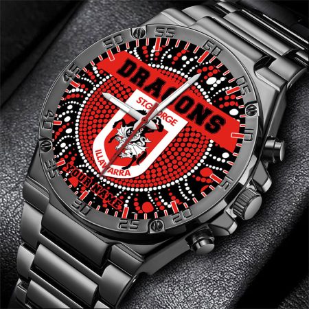 St George Illawarra Dragons NRL Mode Personalized Watch Men Gift For Fans