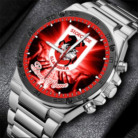St George Illawarra Dragons NRL New Style Personalized Watch Men Gift For Fans
