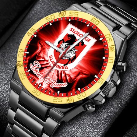 St George Illawarra Dragons NRL New Style Personalized Watch Men Gift For Fans