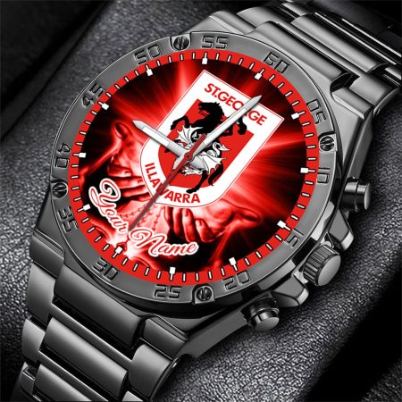 St George Illawarra Dragons NRL New Style Personalized Watch Men Gift For Fans