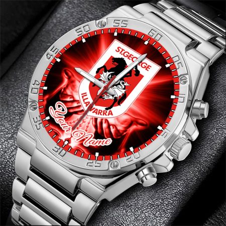 St George Illawarra Dragons NRL New Style Personalized Watch Men Gift For Fans