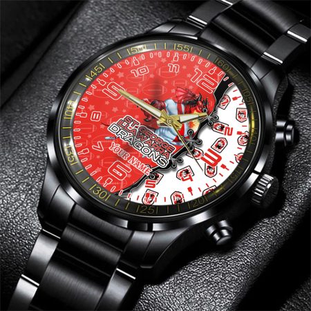 St George Illawarra Dragons NRL Personalized Style 3D Men Hand Watch Gift For Fans
