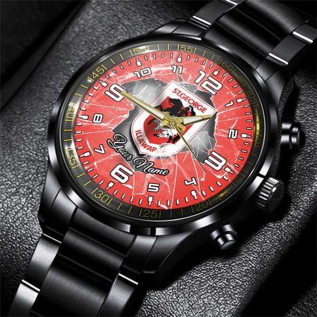 St George Illawarra Dragons NRL Personalized Style 3D Men Hand Watch Gift For Fans