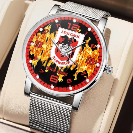St George Illawarra Dragons NRL Woman Hand Watch Personalized Gift For Fans
