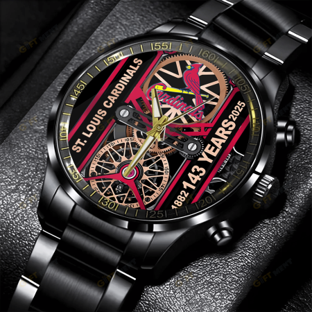St. Louis Cardinals MLB Stainless Steel Watch Gift For Fan