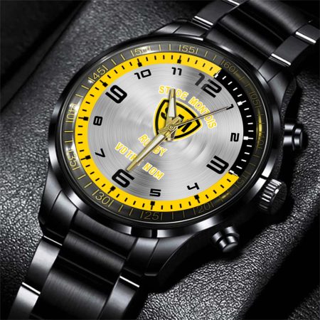 Stade Montois Rugby Top 14 Personalized Black Stainless Steel Hand Watch For Fan