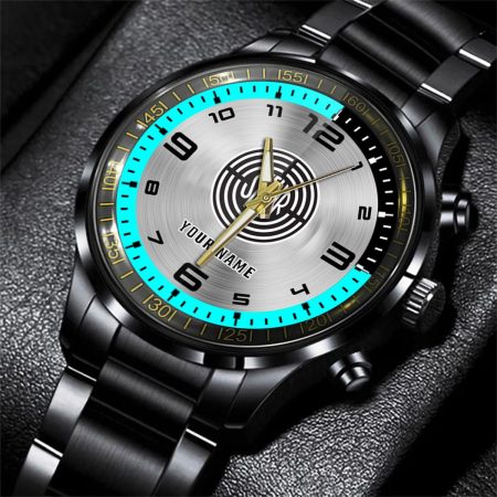 Steyr Tractor Personalized Black Stainless Steel Hand Watch For Fan