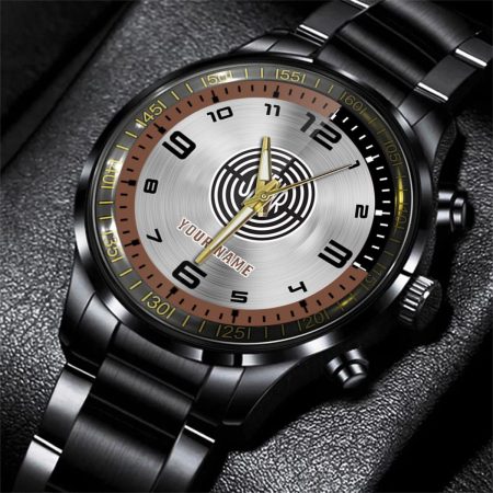 Steyr Tractor Personalized Black Stainless Steel Hand Watch For Fan