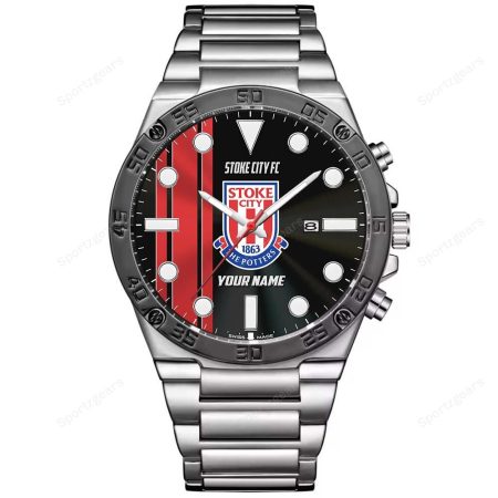 Stoke City FC Personalized New Hand Watch Gift For Fans