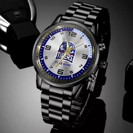 Straubing Tigers DEL Personalized Black Hand Watch Gifts For Fans