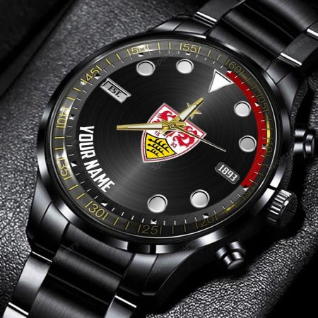 Stuttgart Bundesliga Personalized New Black Hand Watch Gift For Fans