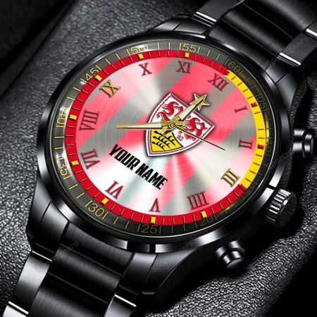 Stuttgart Bundesliga Personalized New Black Hand Watch Gift For Fans