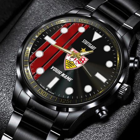 Stuttgart Bundesliga Personalized New Black Hand Watch Gift For Fans