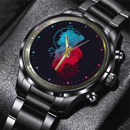 Supernatural Movie Black Stainless Steel Watch Gift For Fan