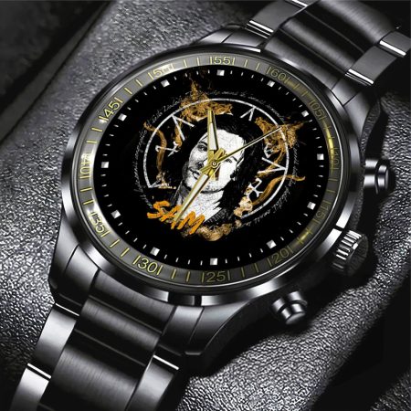 Supernatural Movie Black Stainless Steel Watch Gift For Fan