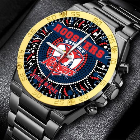 Sydney Roosters NRL Mode Personalized Watch Men Gift For Fans