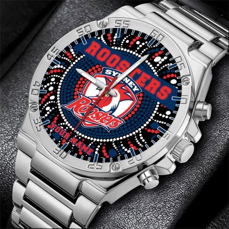 Sydney Roosters NRL Mode Personalized Watch Men Gift For Fans