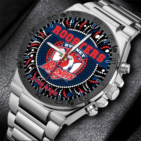 Sydney Roosters NRL Mode Personalized Watch Men Gift For Fans